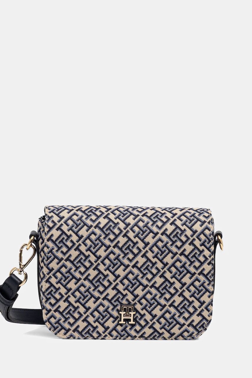 Levně Kabelka Tommy Hilfiger tmavomodrá barva, AW0AW17447