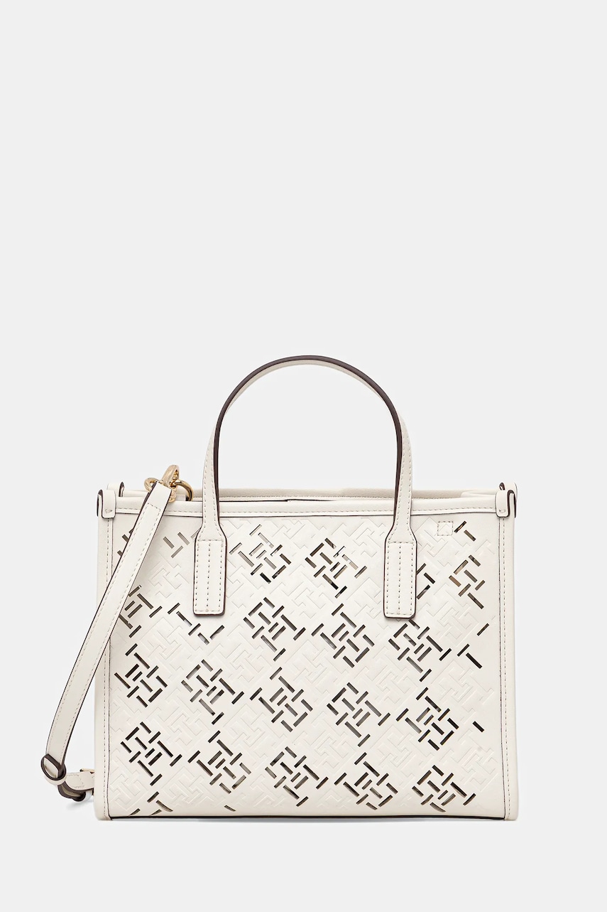 Levně Kabelka Tommy Hilfiger béžová barva, AW0AW17500