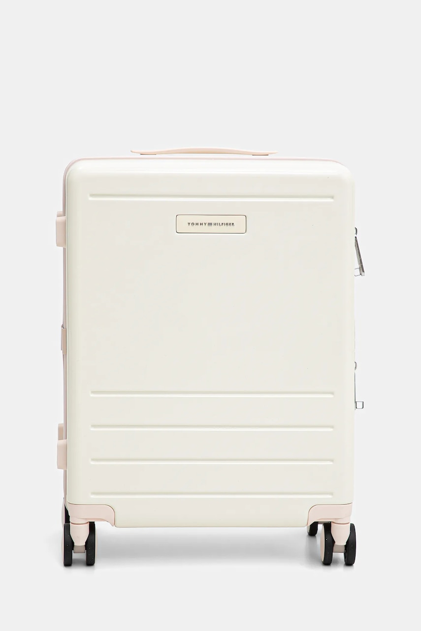 Kufr Tommy Hilfiger béžová barva, AW0AW17829