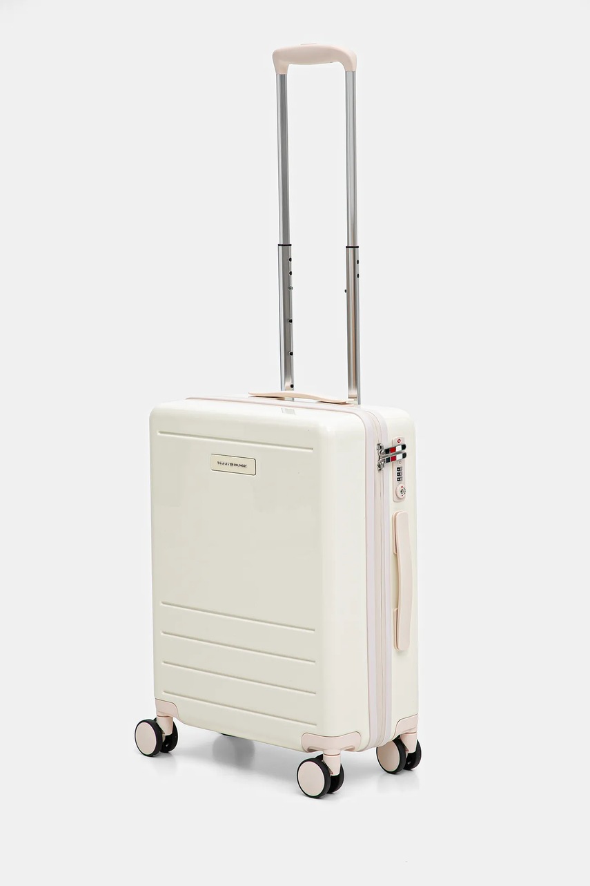 Чемодан Tommy Hilfiger цвет бежевый AW0AW17829