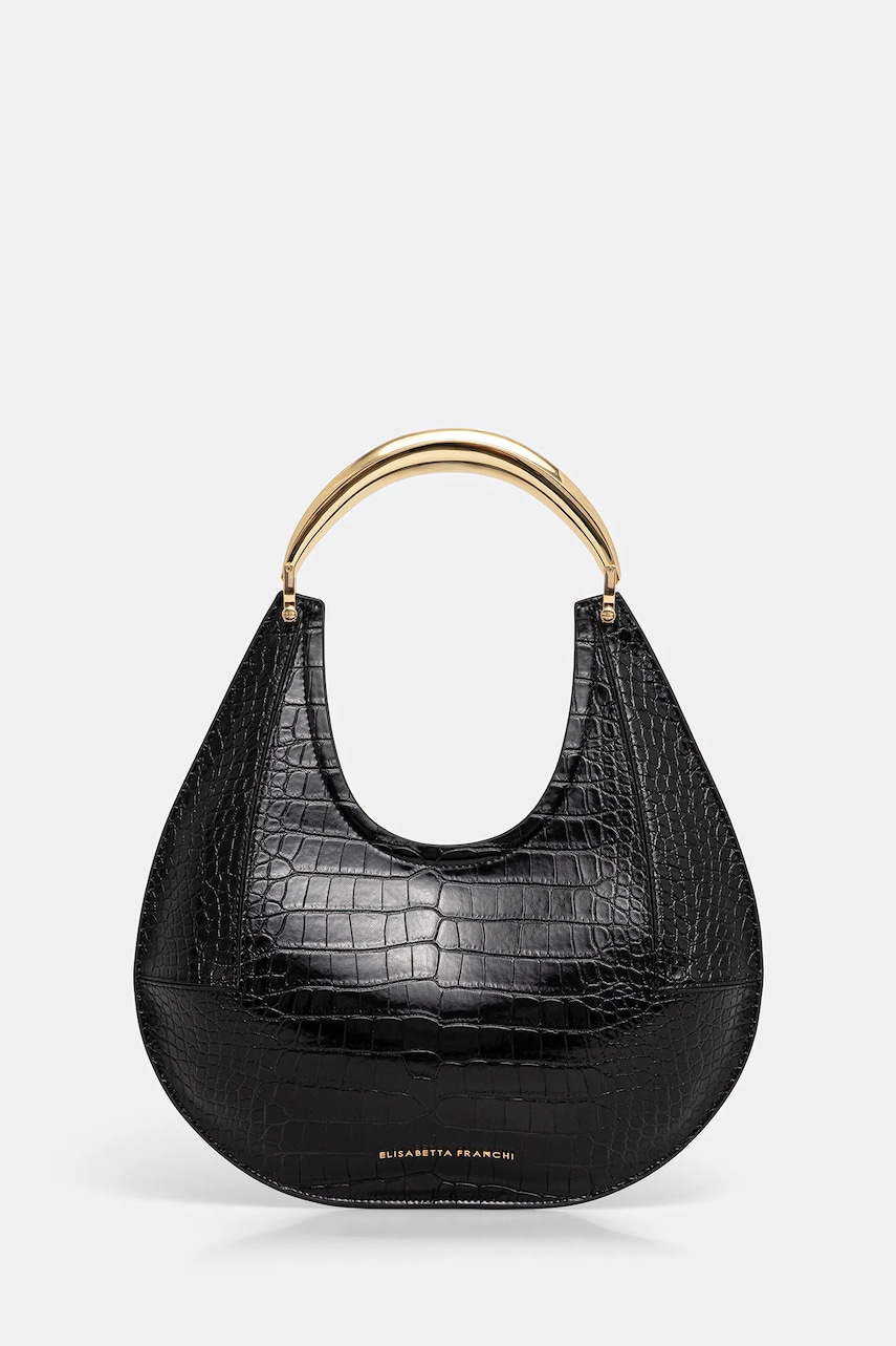 Elisabetta Franchi poșetă culoarea negru, BS28A56E2