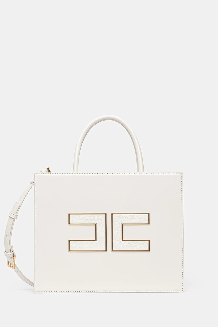 Elisabetta Franchi poșetă culoarea bej, BS32A56E2