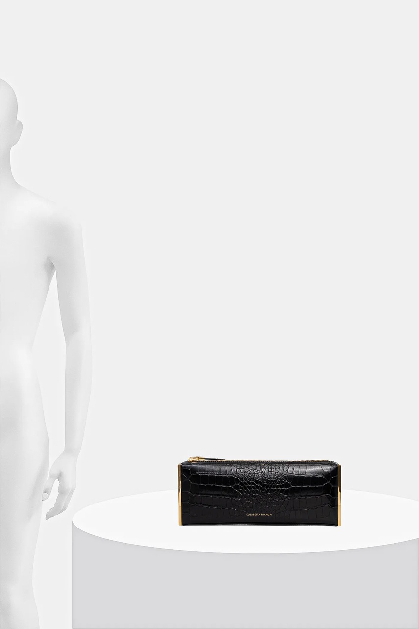 Τσάντα Elisabetta Franchi χρώμα: μαύρο, BS52A56E2