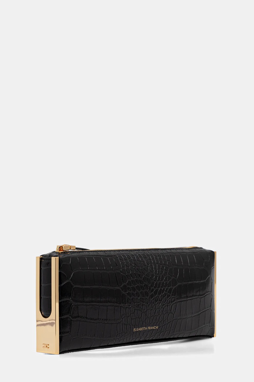 Τσάντα Elisabetta Franchi χρώμα: μαύρο, BS52A56E2
