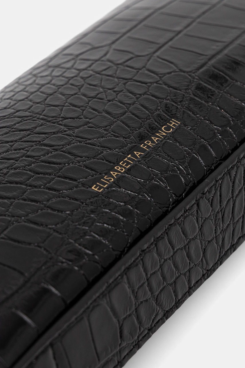 Τσάντα Elisabetta Franchi χρώμα: μαύρο, BS52A56E2