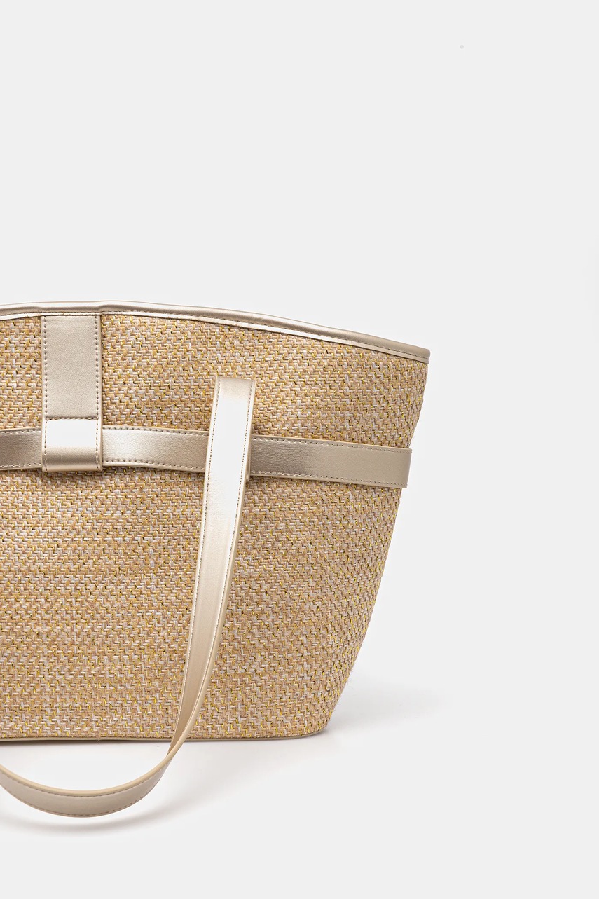 Τσάντα Morgan χρώμα: μπεζ, 2PIA φωτογραφία