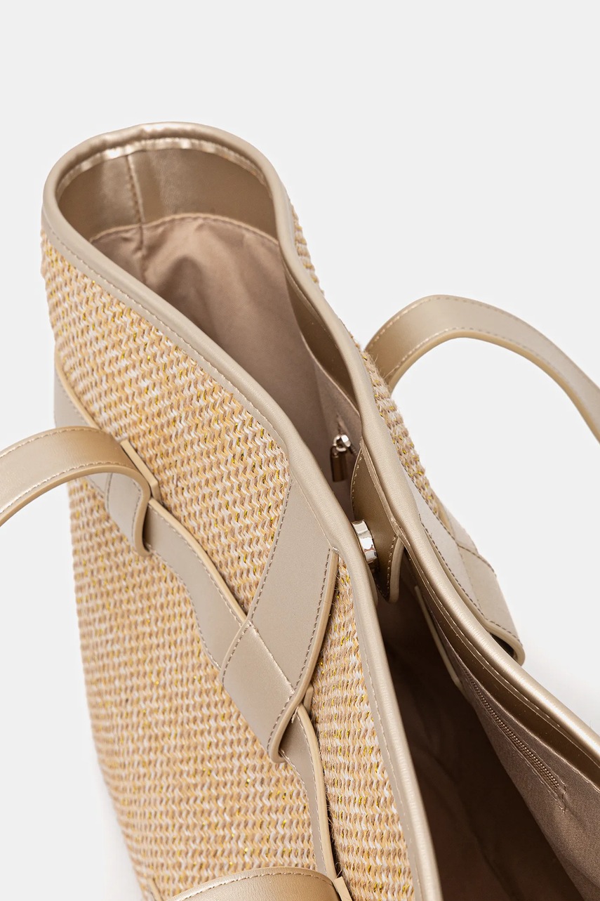 Τσάντα Morgan χρώμα: μπεζ, 2PIA φωτογραφία