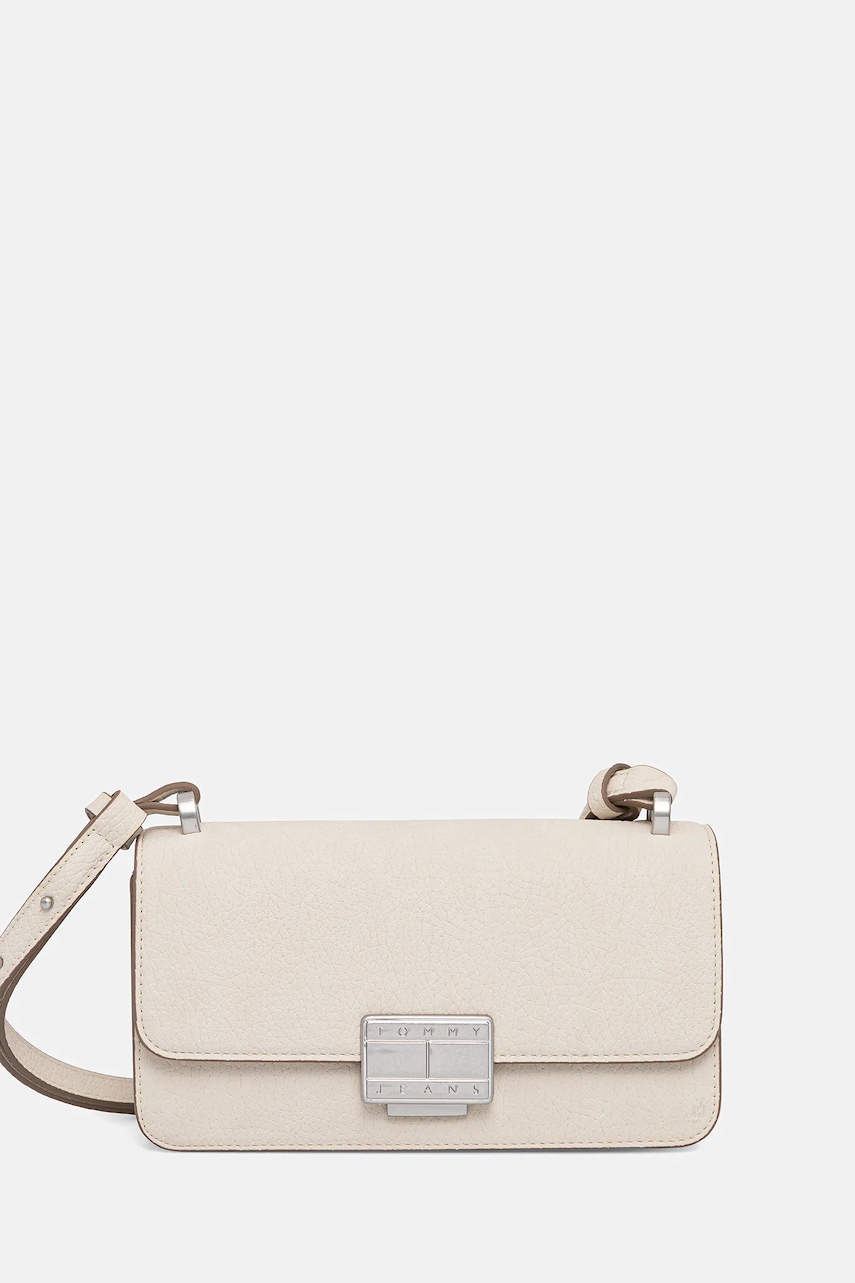 Tommy Jeans poșetă culoarea bej, AW0AW17529