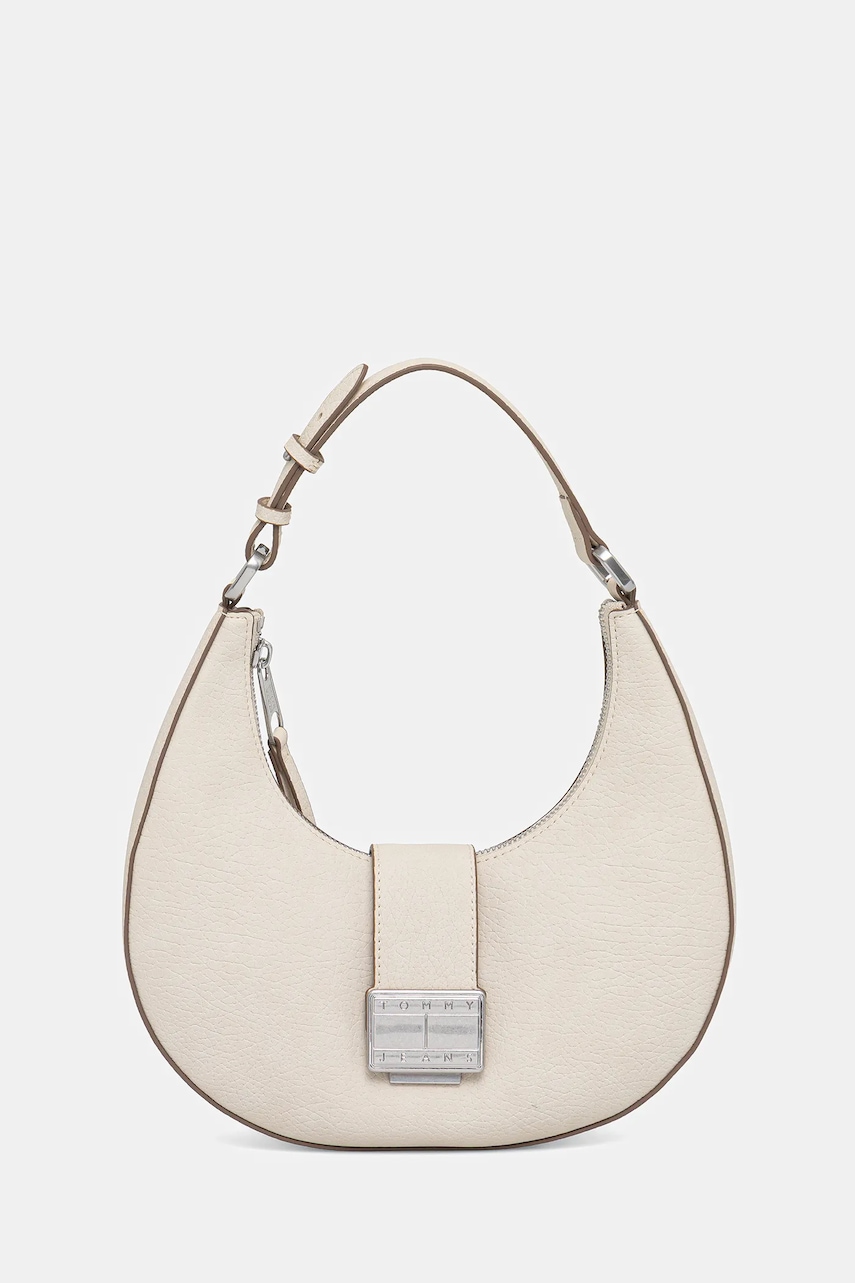 Tommy Jeans poșetă culoarea bej, AW0AW17539