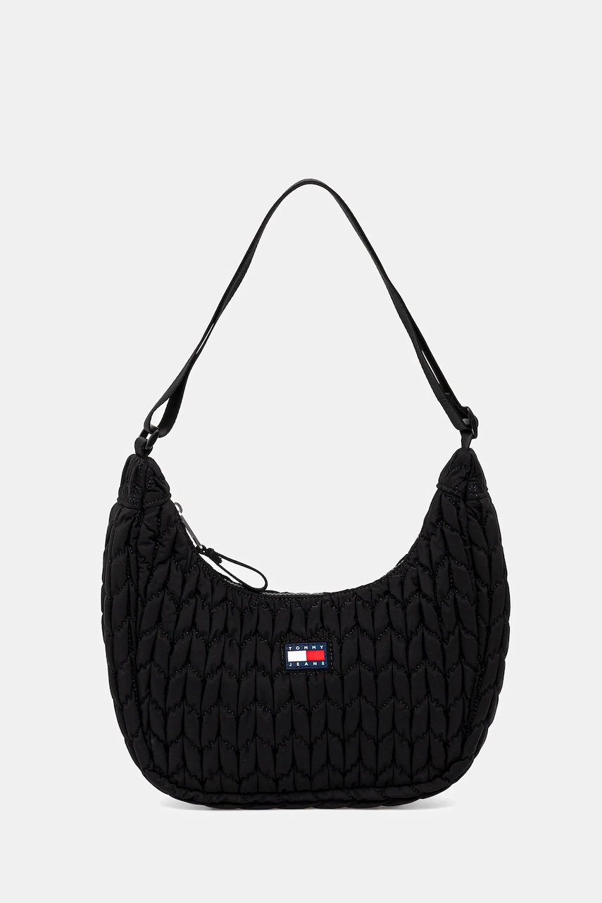 Tommy Jeans geantă culoarea negru, AW0AW17546