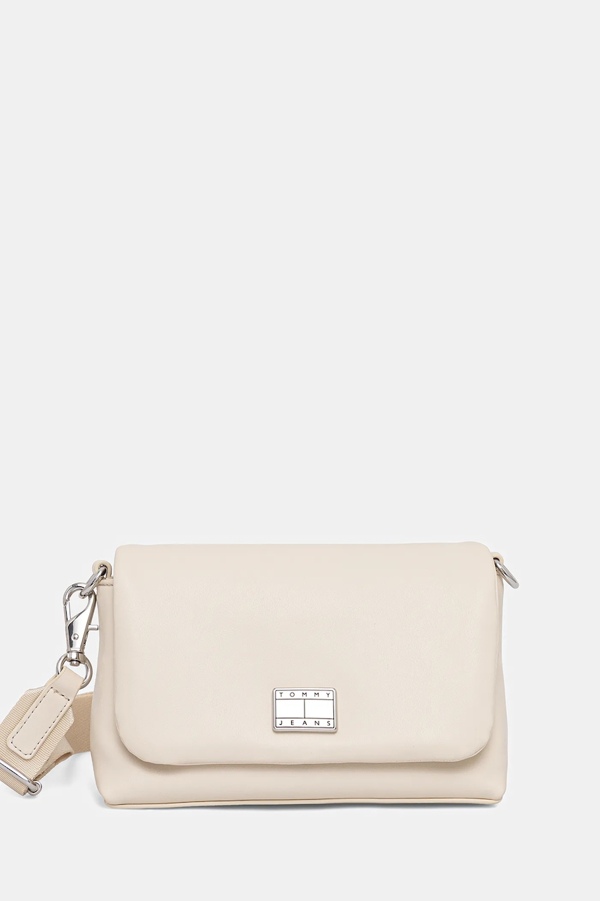 Tommy Jeans poșetă culoarea bej, AW0AW17550