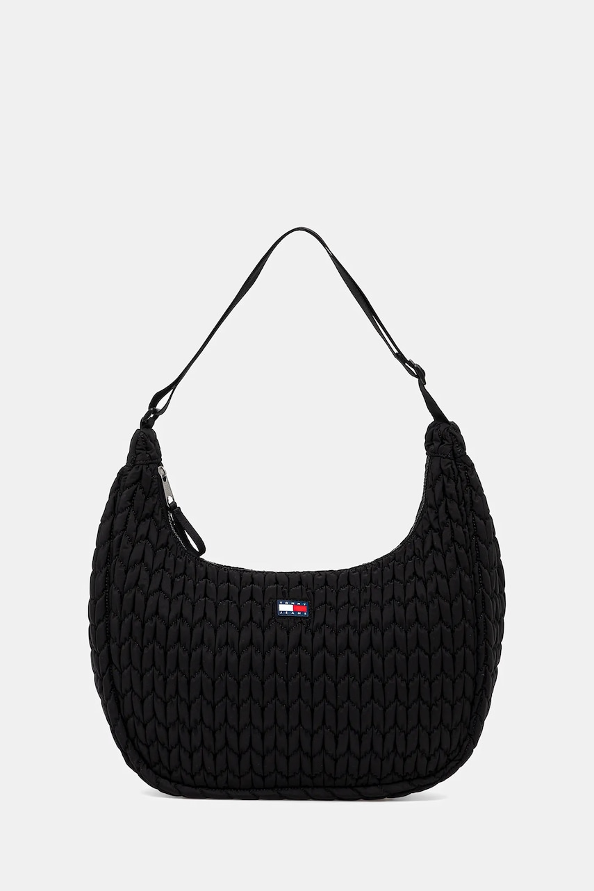 Tommy Jeans geantă culoarea negru, AW0AW17929