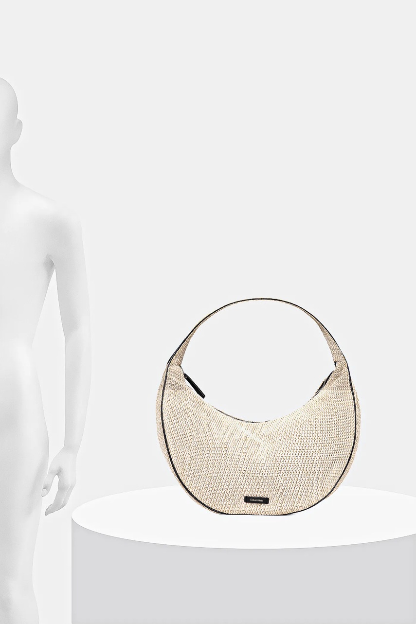 Τσάντα Calvin Klein χρώμα: μπεζ, LV04F3060G φωτογραφία