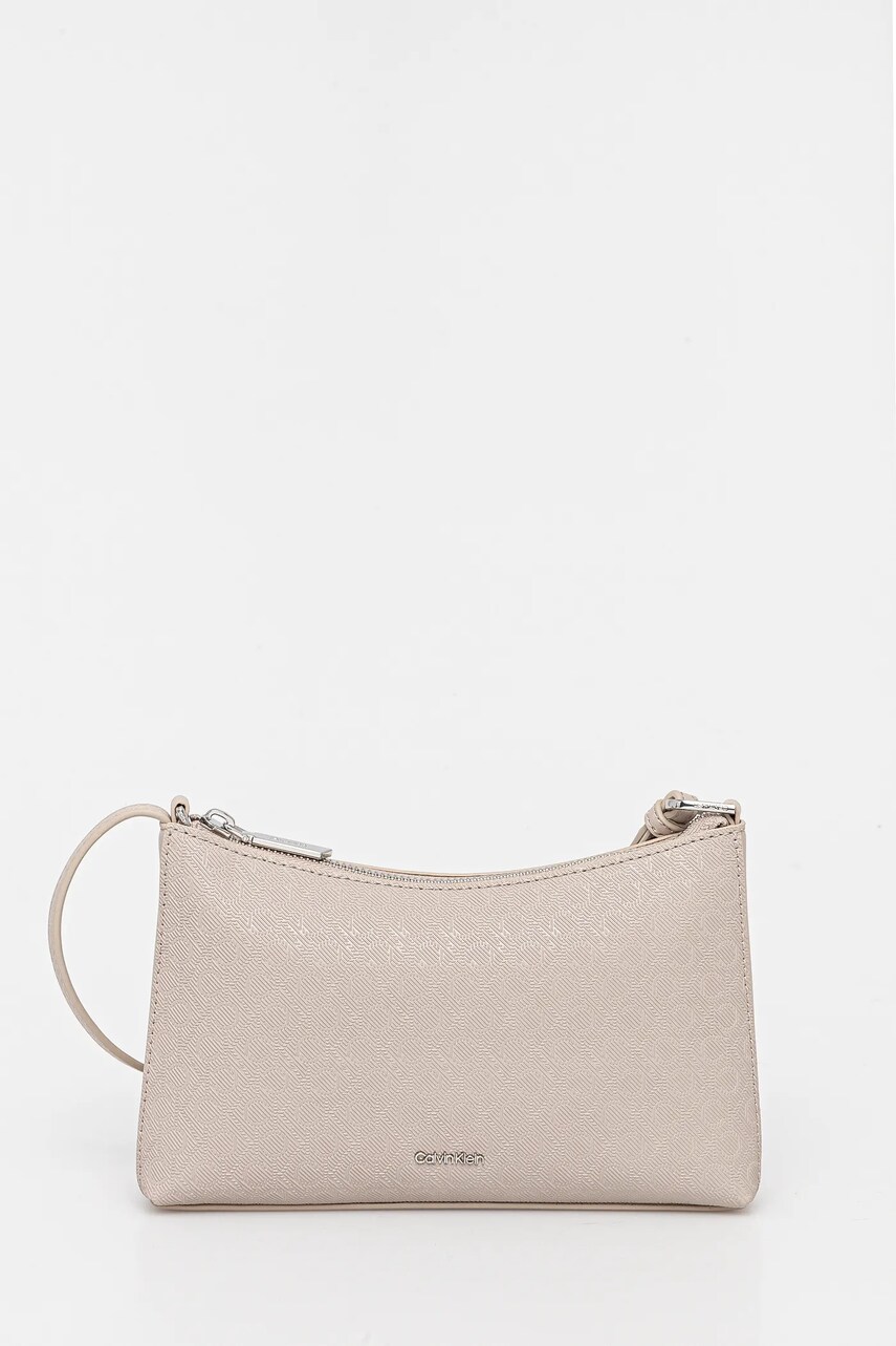 Levně Kabelka Calvin Klein béžová barva, LV04F3099G