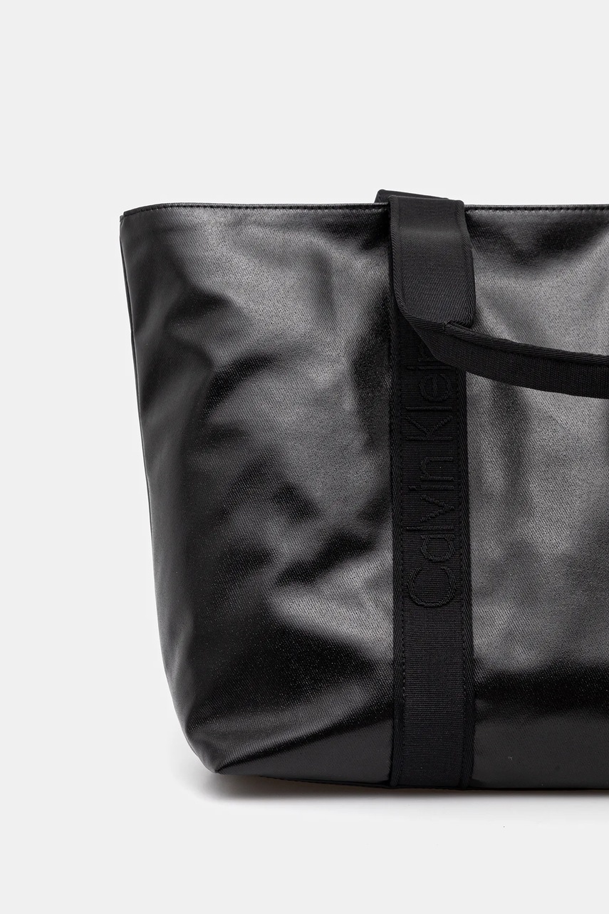 Τσάντα Calvin Klein χρώμα: μαύρο, LV04F3211G φωτογραφία