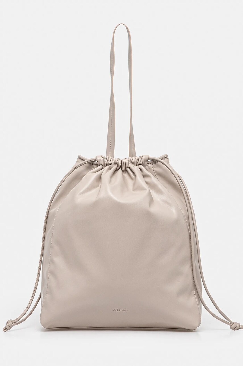 Levně Kabelka Calvin Klein béžová barva, LV04K3159G