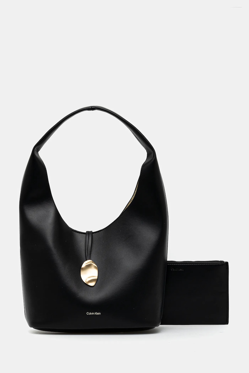 Levně Kabelka Calvin Klein černá barva, LV04K3176G