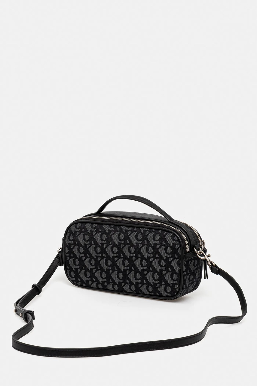 Τσάντα Calvin Klein χρώμα: μαύρο, LV04K3185G φωτογραφία