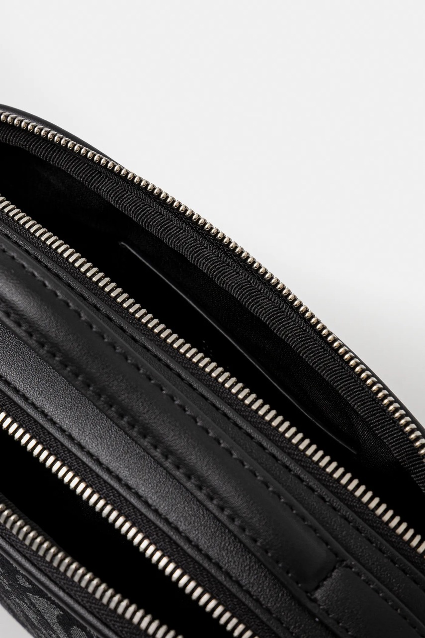 Τσάντα Calvin Klein χρώμα: μαύρο, LV04K3185G φωτογραφία