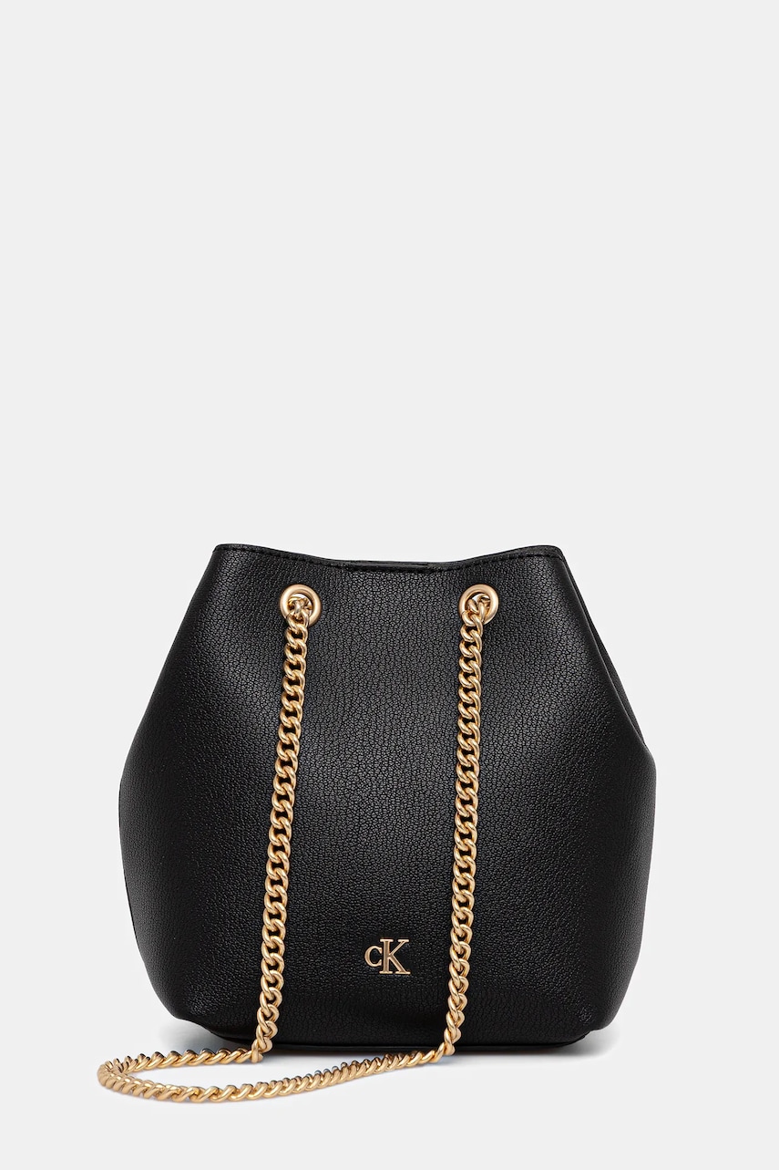 Kabelka Calvin Klein černá barva, LV04F3214G