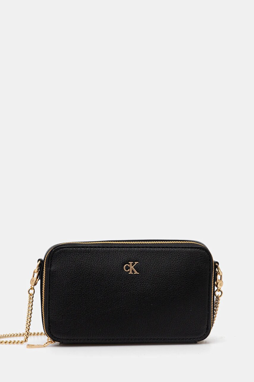 Levně Kabelka Calvin Klein černá barva, LV04K1086G