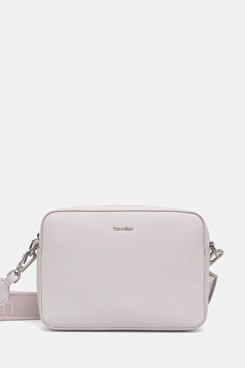 Levně Kabelka Calvin Klein fialová barva, LV04F3097G