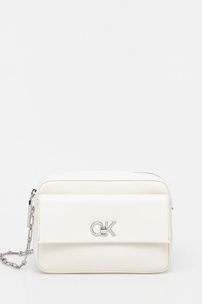 Levně Kabelka Calvin Klein béžová barva, LV04F3102G