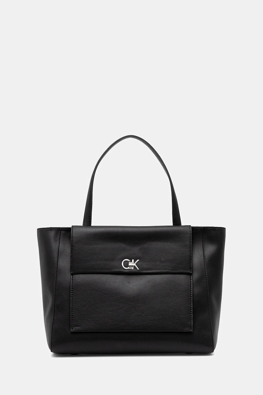 Levně Kabelka Calvin Klein černá barva, LV04F3223G