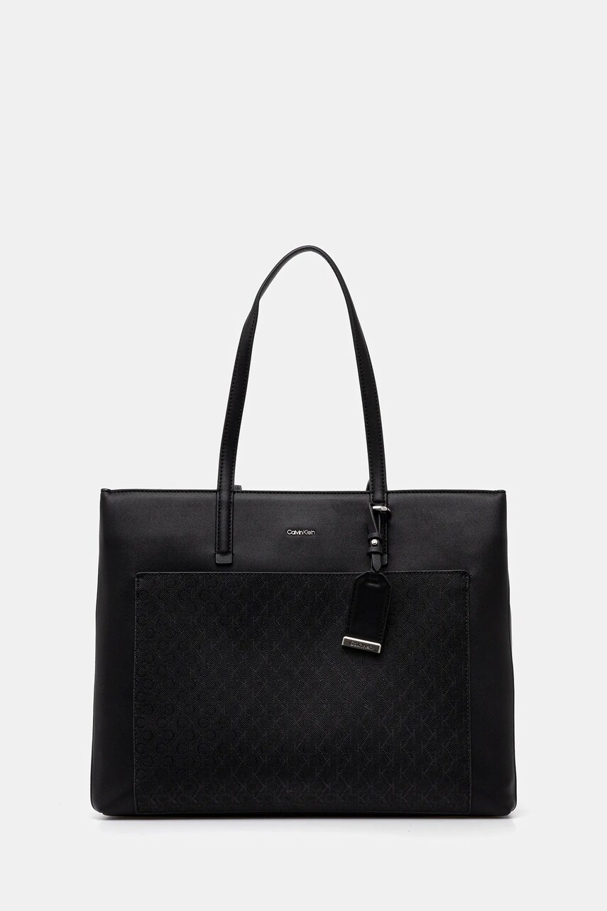 Levně Kabelka Calvin Klein černá barva, LV04F3225G
