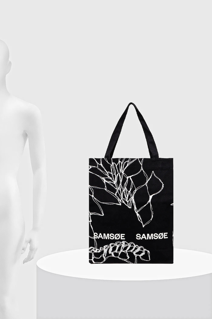 Bavlněná kabelka Samsoe Samsoe SAPRINT