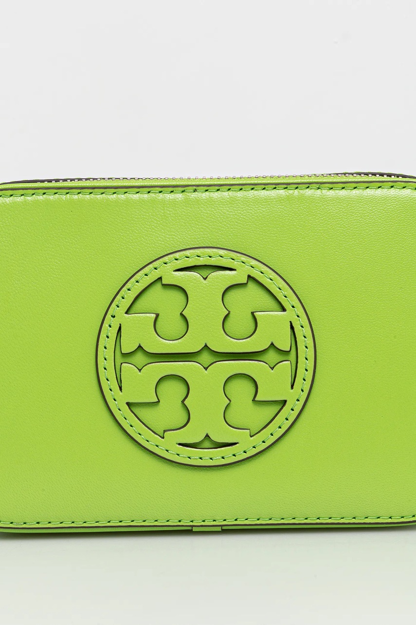 Кожаная сумочка Tory Burch Miller цвет зелёный 169154-300