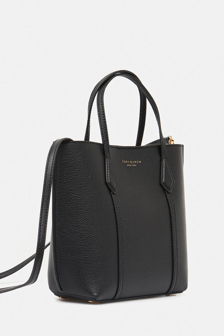 Кожаная сумочка Tory Burch Perry цвет чёрный 174234-001