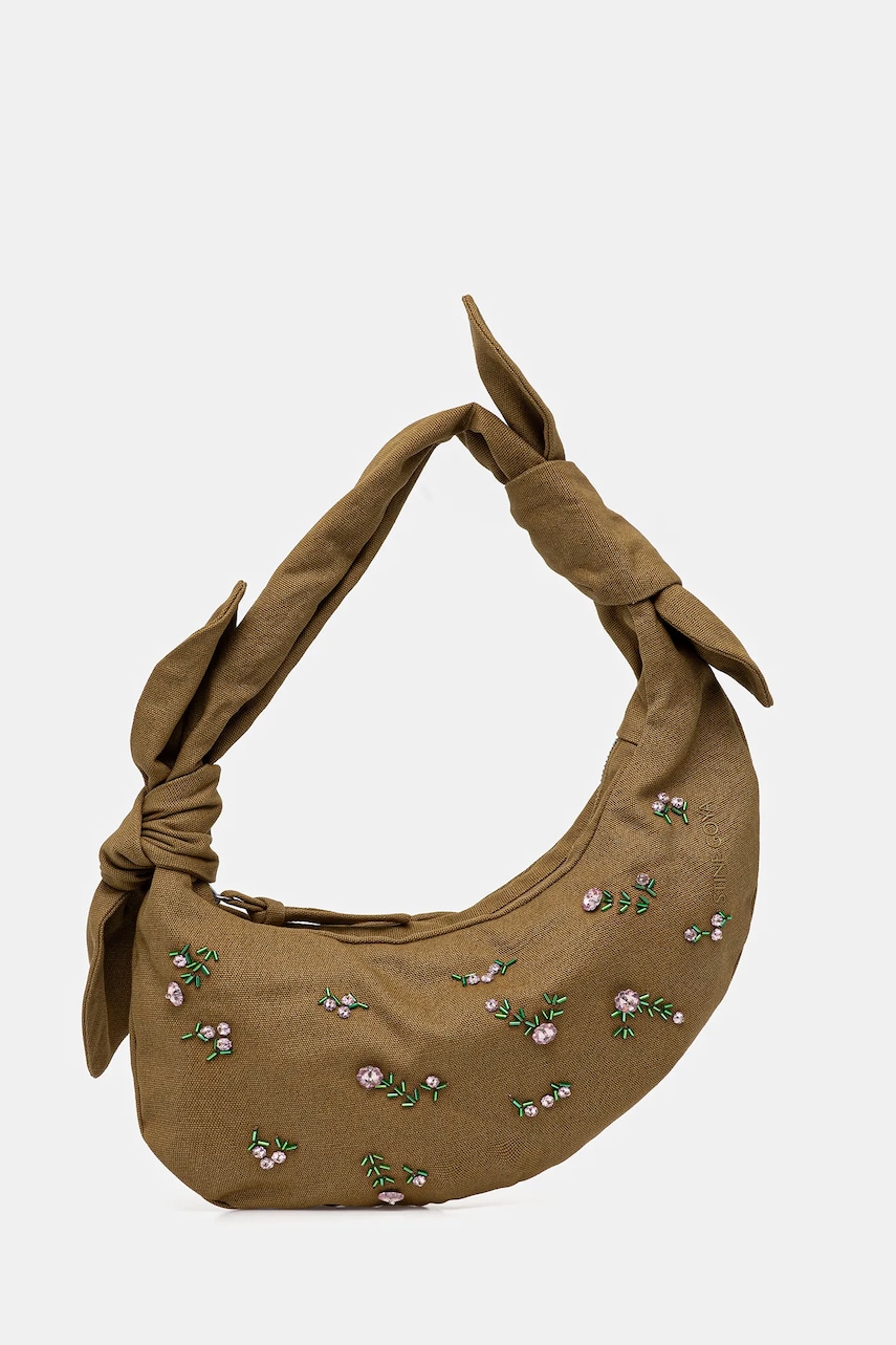 Stine Goya poșetă culoarea verde, SG-PF25-B023-2398