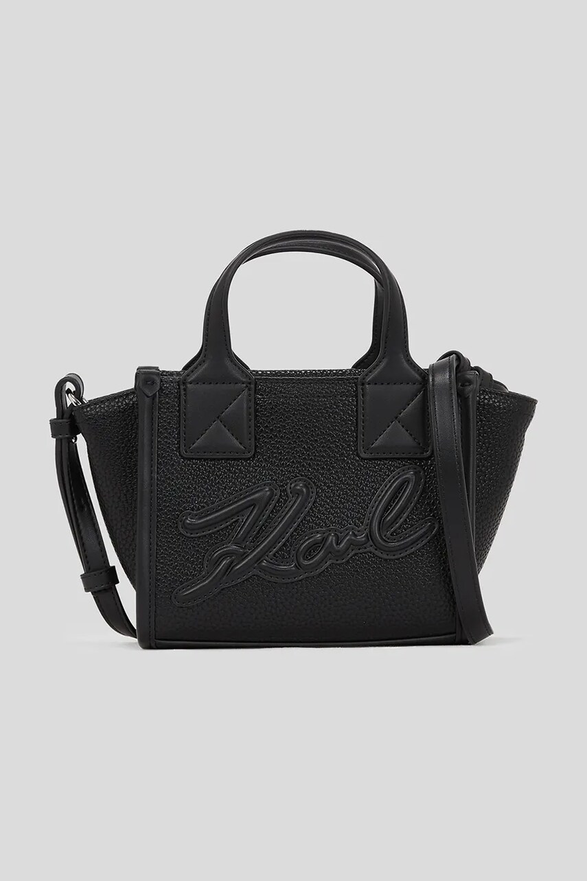 Karl Lagerfeld geantă culoarea negru, A3W30028