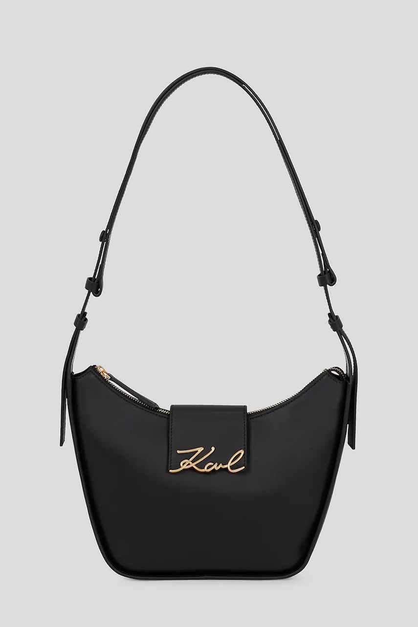 Karl Lagerfeld geantă K/SIGNATURE culoarea negru, A3W30046