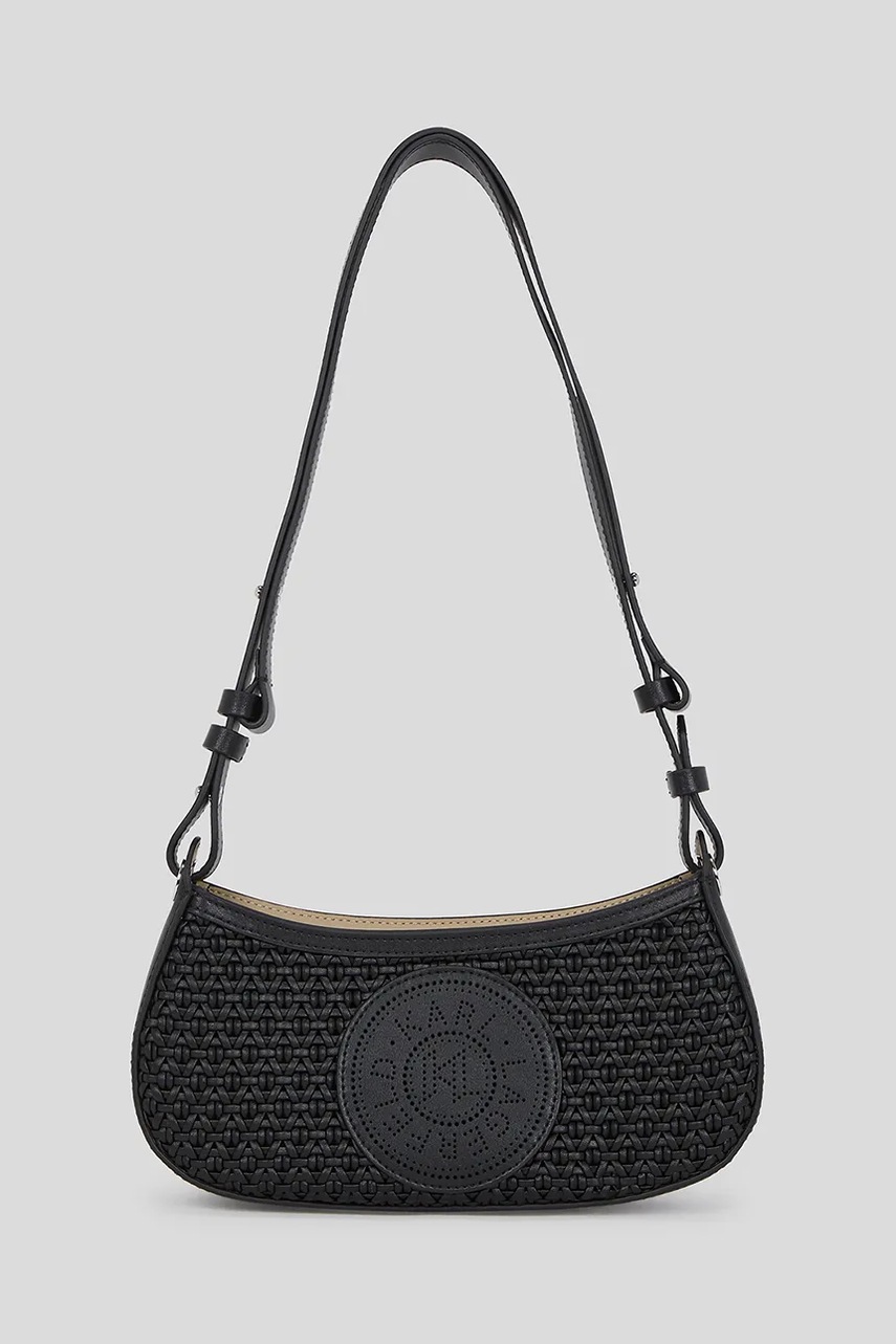 Karl Lagerfeld geantă de piele culoarea negru, A3W30063
