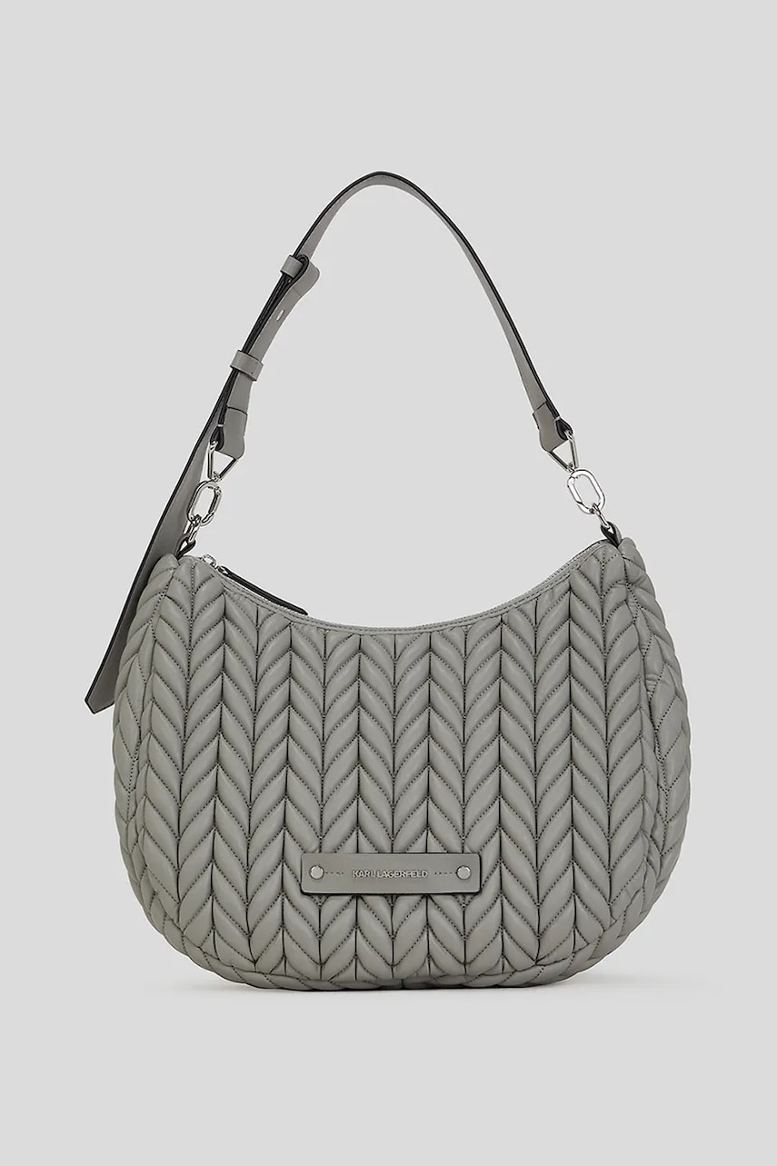 Karl Lagerfeld poșetă culoarea gri, A3W30147