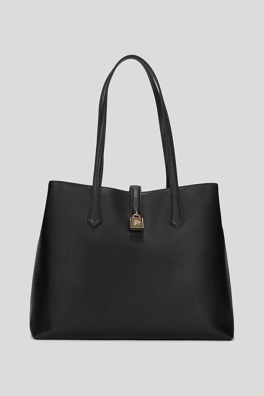 Karl Lagerfeld geantă de piele K/AUTOGRAPH culoarea negru, A3W30150