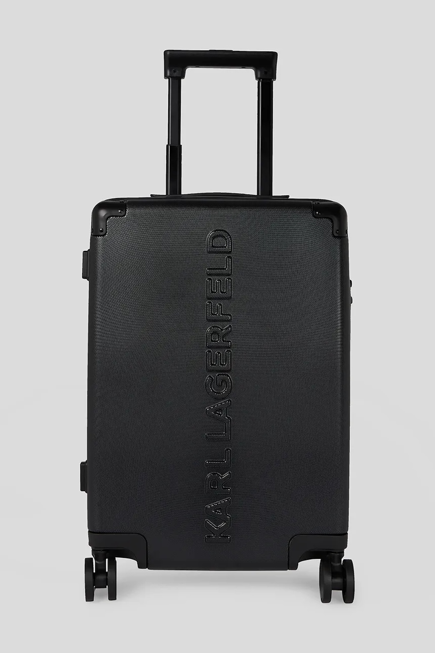 Karl Lagerfeld valiză K/TRAVEL culoarea negru, A3W30245