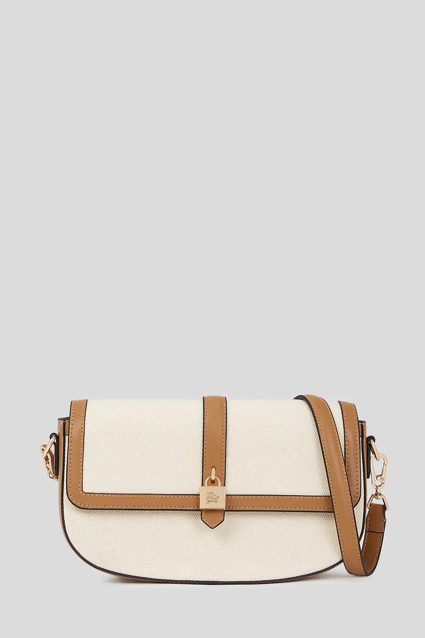 Karl Lagerfeld poșetă culoarea bej, A3W30285