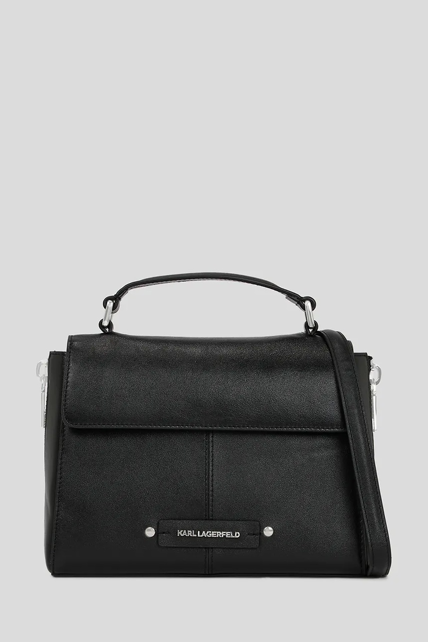 Karl Lagerfeld poșetă de piele culoarea negru, A3W30338