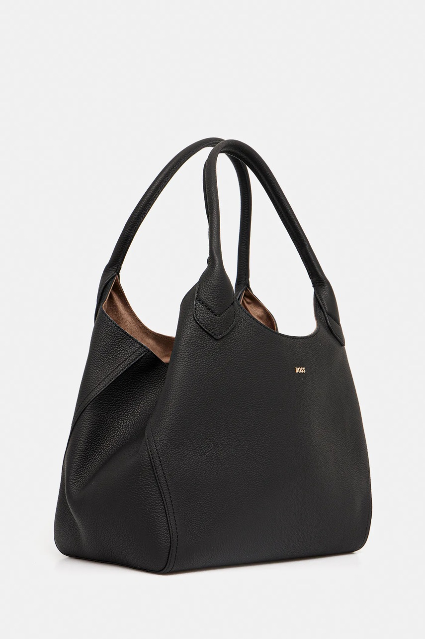 Кожаная сумочка BOSS цвет чёрный 50547732