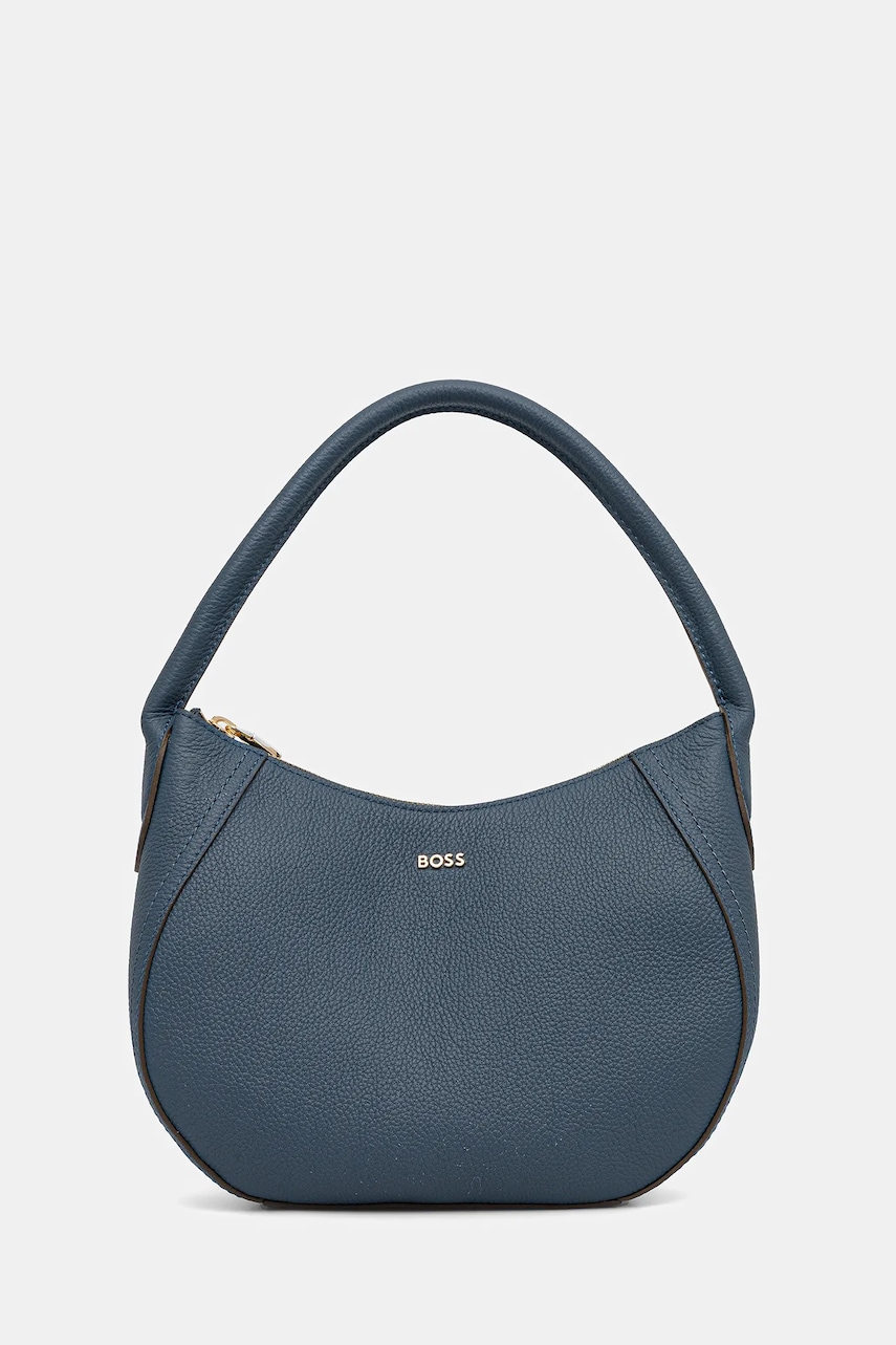 BOSS geantă de piele Lenah SM Hobo