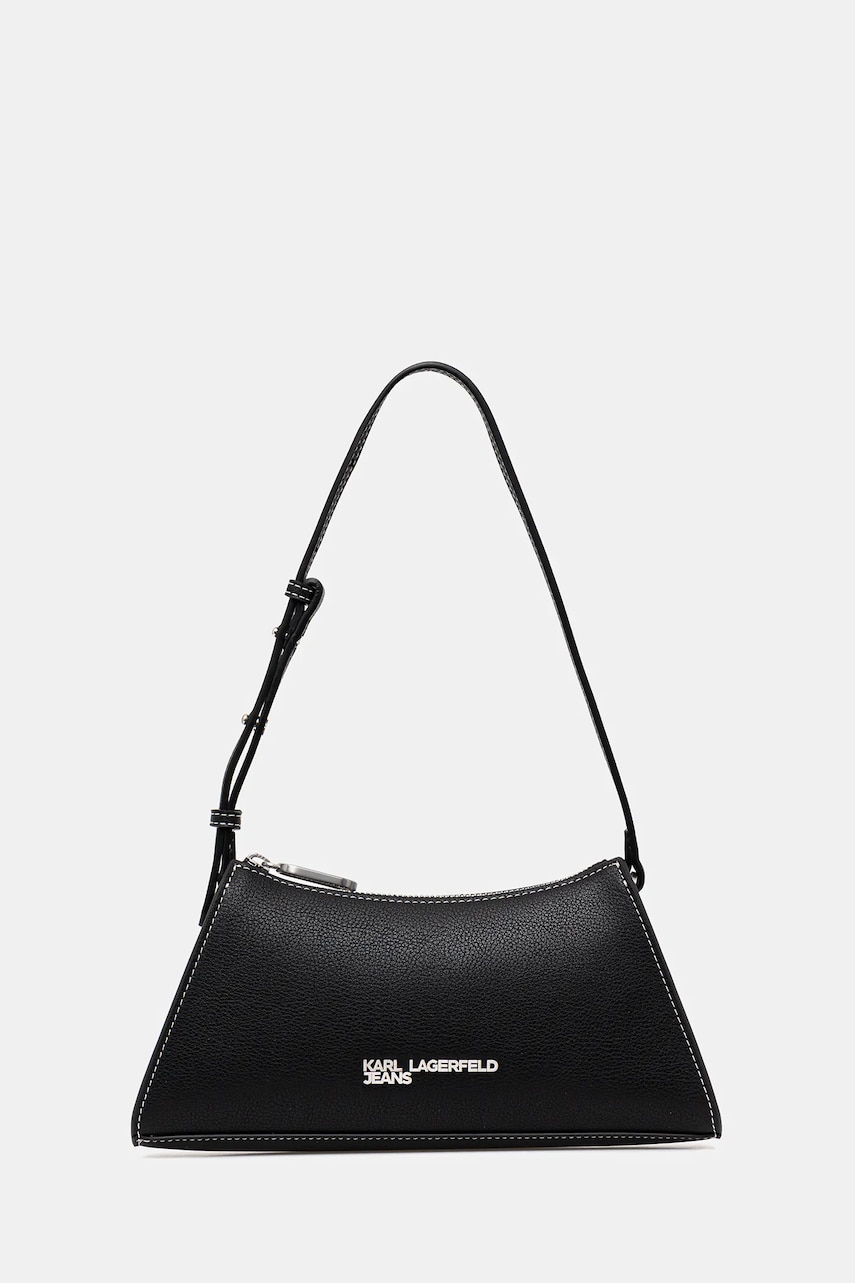 Karl Lagerfeld Jeans poșetă culoarea negru, A3W30011