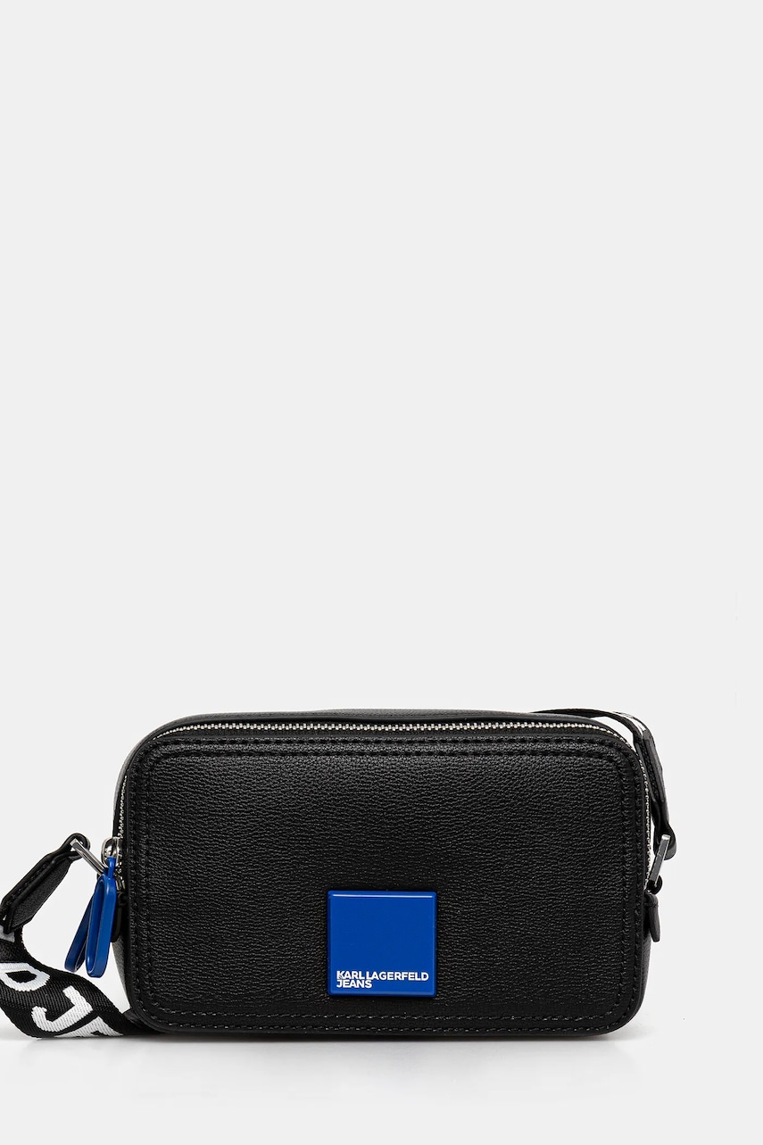 Karl Lagerfeld Jeans poșetă culoarea negru, A3W30202
