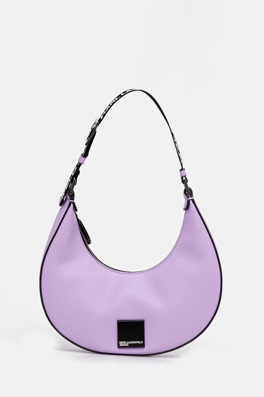Karl Lagerfeld Jeans poseta culoarea violet, A3W30203