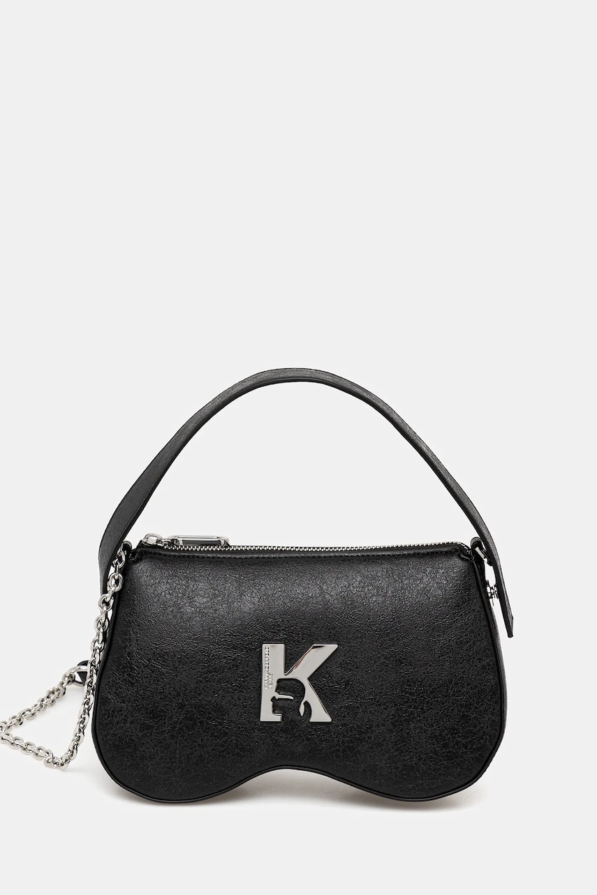 Karl Lagerfeld Jeans poșetă culoarea negru, A3W30213