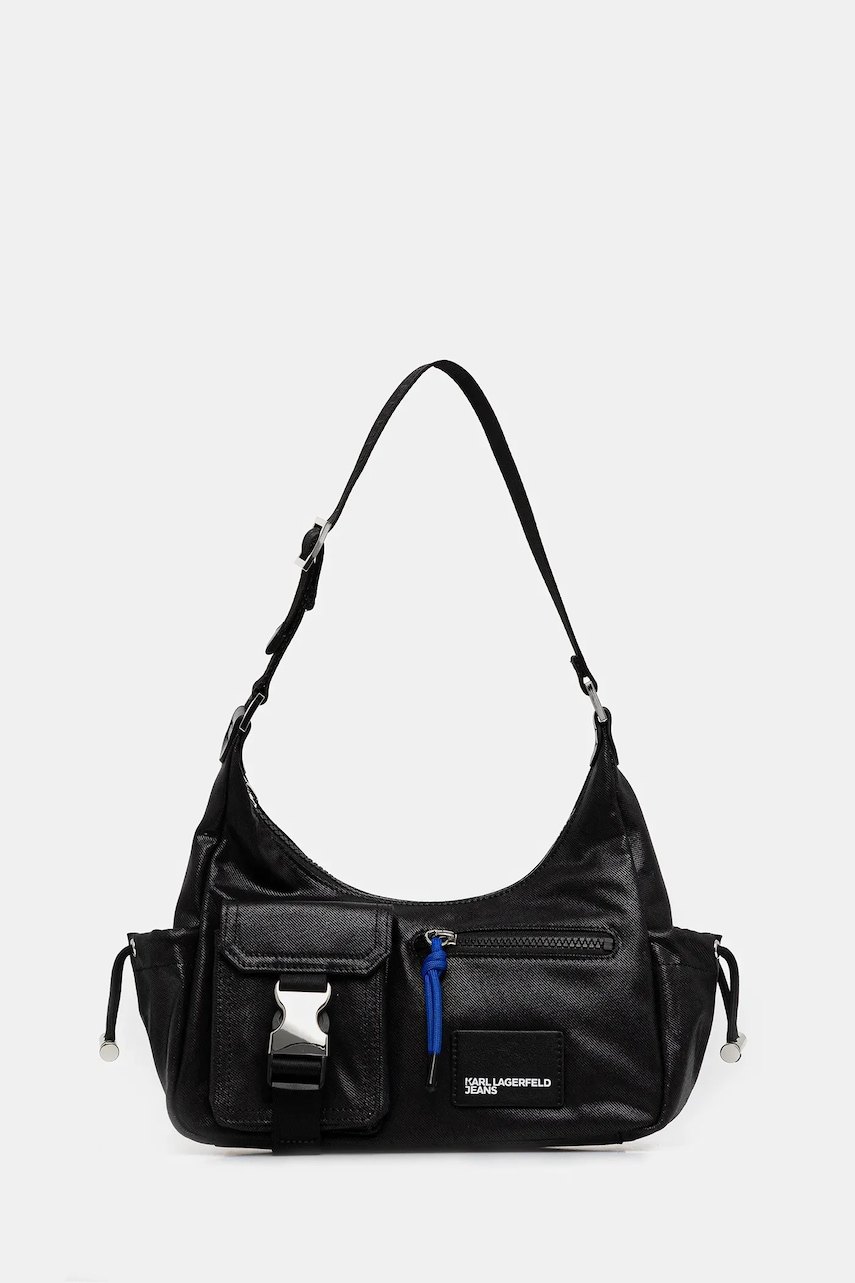 Karl Lagerfeld Jeans geantă culoarea negru, A3W30225