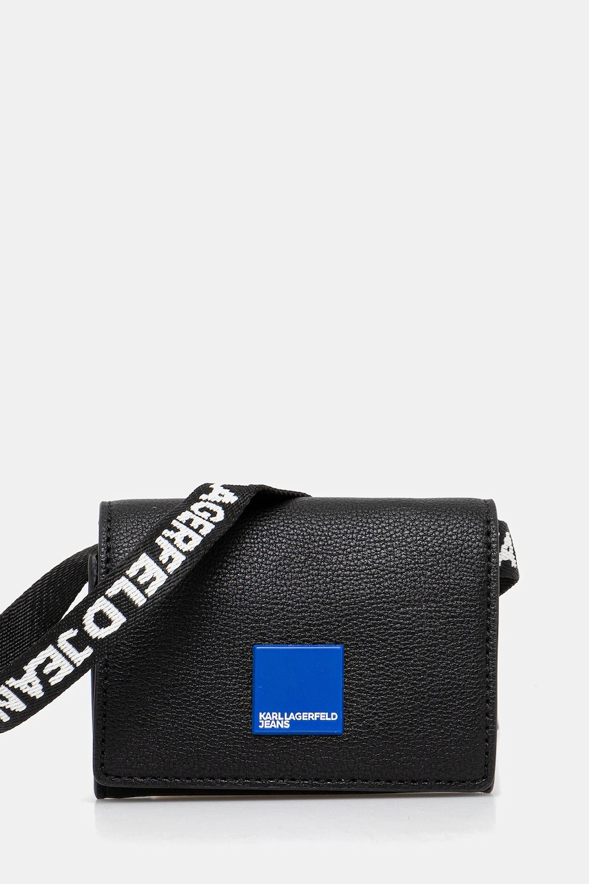Karl Lagerfeld Jeans poșetă culoarea negru, A3W32057