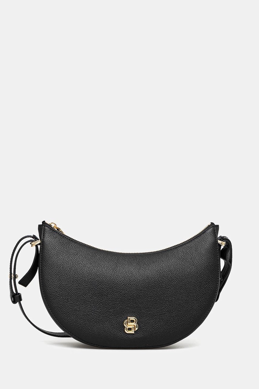 BOSS poșetă de piele culoarea negru, 50547705 - 0 | YEO